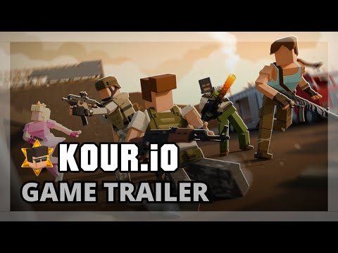Kour io Gameplay: Intense Team Deathmatch action showcasing Kour io's pixel-art style